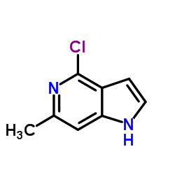 4-Chloro-6-methyl-1H-pyrrolo[3,2-c]pyridine Structure