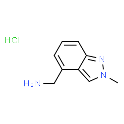 (2-methyl-2h-indazol-4-yl)methanamine hydrochloride Structure