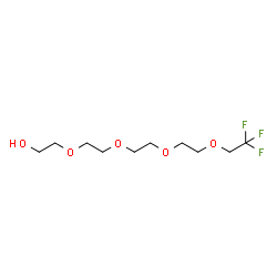 1,1,1-Trifluoroethyl-PEG4-alcohol结构式
