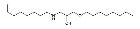 1-octoxy-3-(octylamino)propan-2-ol Structure