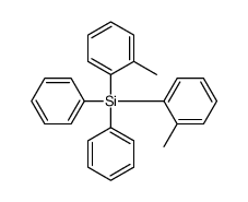 Bis(2-methylphenyl)diphenylsilane Structure