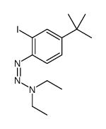 N-[(4-tert-butyl-2-iodophenyl)diazenyl]-N-ethylethanamine Structure