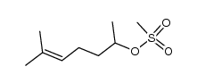 1,5-dimethylhex-4-en-1-yl methanesulfonate Structure