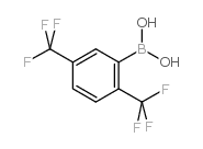 2,5-Bis(trifluoromethyl)benzeneboronic acid structure