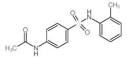 4-(2-Methylphenylsulfamoyl)acetanilide结构式