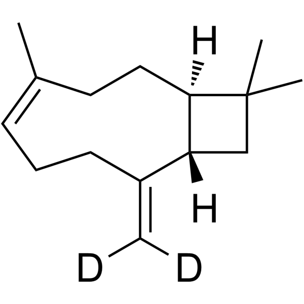 β-Caryophyllene-d2 Structure