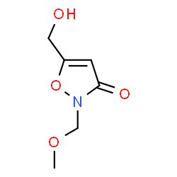 3(2H)-Isoxazolone, 5-(hydroxymethyl)-2-(methoxymethyl)- (9CI) structure