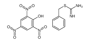 benzyl carbamimidothioate,2,4,6-trinitrophenol结构式