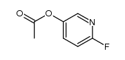 3-Pyridinol,6-fluoro-,acetate(ester)(9CI)结构式
