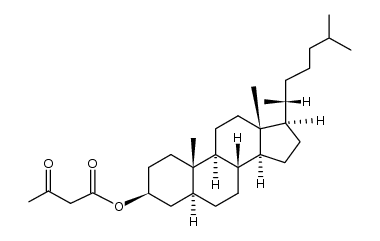 3β-acetoacetyloxy-5α-cholestane Structure