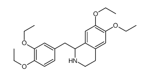 1-(3,4-二乙氧基苄基)-6,7-二乙氧基-1,2,3,4-四氢异喹啉结构式