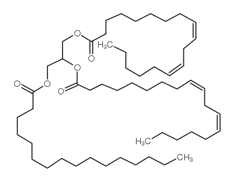 1,2-Dilinoleoyl-3-Palmitoyl-rac-glycerol structure