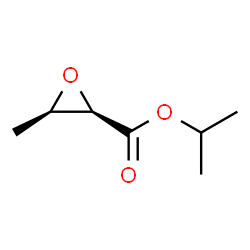 Oxiranecarboxylic acid, 3-methyl-, 1-methylethyl ester, (2R,3R)-rel- (9CI) structure