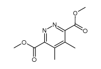 3,6-dicarbomethoxy-4,5-dimethyl-1,2-diazine Structure