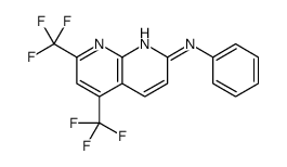 1,8-Naphthyridin-2-amine,N-phenyl-5,7-bis(trifluoromethyl)-(9CI) structure