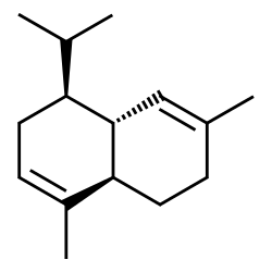 alpha-cadinene Structure