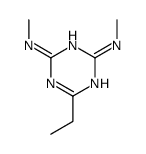 6-ethyl-2-N,4-N-dimethyl-1,3,5-triazine-2,4-diamine Structure