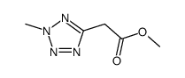 (2-methyl-2H-tetrazol-5-yl)-acetic acid methyl ester结构式