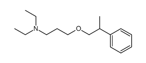 N,N-Diethyl-3-[(β-methylphenethyl)oxy]propan-1-amine structure
