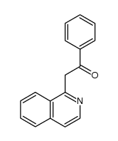 2-isoquinolin-1-yl-1-phenyl-ethanone结构式
