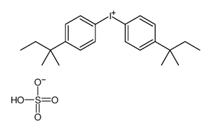 bis[4-(2-methylbutan-2-yl)phenyl]iodanium,hydrogen sulfate Structure