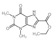 1H-Purine-8-carboxylicacid, 2,3,6,9-tetrahydro-1,3-dimethyl-2,6-dioxo-, ethyl ester picture