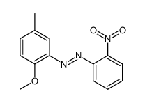 2-Nitro-2'-methoxy-5'-methyl-azobenzol Structure