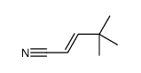 (E)-4,4-dimethylpent-2-enenitrile picture