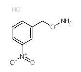Hydroxylamine,O-[(3-nitrophenyl)methyl]-, hydrochloride (1:1) Structure