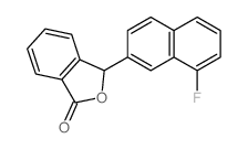 1(3H)-Isobenzofuranone,3-(8-fluoro-2-naphthalenyl)- structure