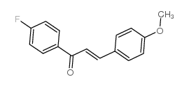 1-(4-fluorophenyl)-3-(4-methoxyphenyl)prop-2-en-1-one structure