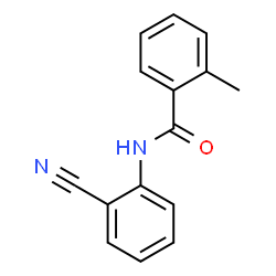 N-(2-Cyanophenyl)-2-methylbenzamide结构式