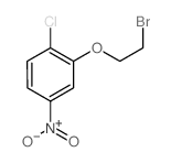 Benzene,2-(2-bromoethoxy)-1-chloro-4-nitro- Structure
