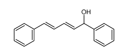 1,5-diphenylpenta-2,4-dien-1-ol Structure