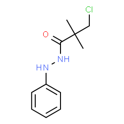 3-CHLORO-2,2-DIMETHYL-N'-PHENYLPROPANOHYDRAZIDE Structure