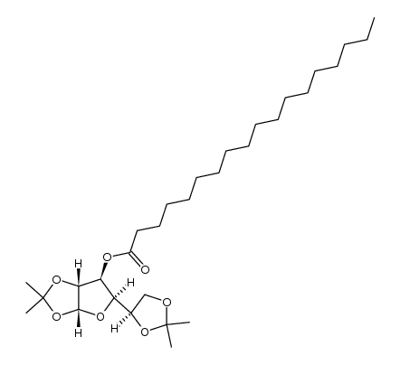 3-O-Stearoyl-1,2:5,6-di-O-isopropylidene-α-D-glucofuranose Structure