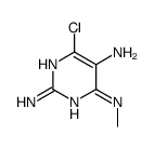 6-CHLORO-N4-METHYLPYRIMIDINE-2,4,5-TRIAMINE structure