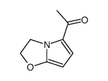 Ethanone, 1-(2,3-dihydropyrrolo[2,1-b]oxazol-5-yl)- (9CI) structure