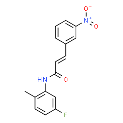 N-(5-FLUORO-2-METHYLPHENYL)-3-(3-NITROPHENYL)ACRYLAMIDE picture