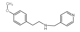 [2-(4-METHOXY-PHENYL)-ETHYL]-PYRIDIN-4-YLMETHYL-AMINE结构式
