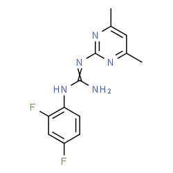N-(2,4-Difluorophenyl)-N'-(4,6-dimethylpyrimidin-2-yl)guanidine picture