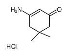 5,5-Dimethyl-3-oxo-1-cyclohexen-1-aminium chloride结构式