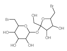 a-D-Glucopyranoside,6-bromo-6-deoxy-b-D-fructofuranosyl6-bromo-6-deoxy-结构式