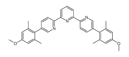 2,6-bis[5-(4-methoxy-2,6-dimethylphenyl)pyridin-2-yl]pyridine结构式