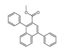 methyl 1,4-diphenylnaphthalene-2-carboxylate结构式