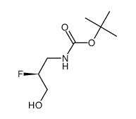 Carbamic acid, [(2S)-2-fluoro-3-hydroxypropyl]-, 1,1-dimethylethyl ester (9CI) picture