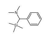 N,N-dimethyl-α-(trimethylsilyl)benzylamine结构式