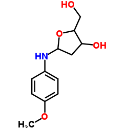 2-DEOXY-N-(4-METHOXYPHENYL) PENTOFURANOSYLAMINE picture