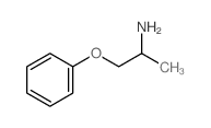 1-苯氧基丙-2-胺结构式