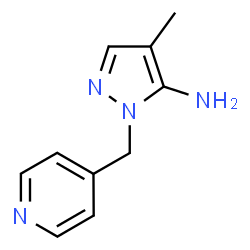 4-methyl-1-(pyridin-4-ylmethyl)-1H-pyrazol-5-amine Structure